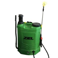 Градинска пръскачка 2 в 1, акумулаторна и ръчна, Ziel CF-16EC-16ED 16л, 12V, 8Ah
